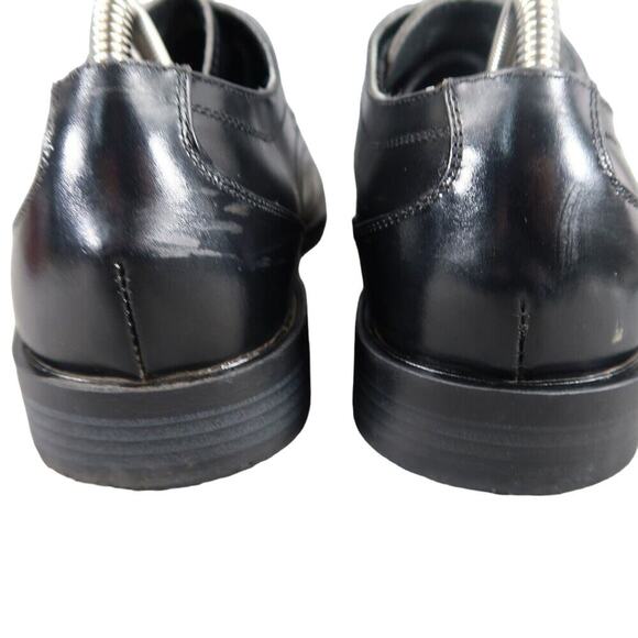 Stacy Adams Shoe Mens 8 Oxford Dress Formal Leather Square Toe Derby Calhoun Moc main image 4